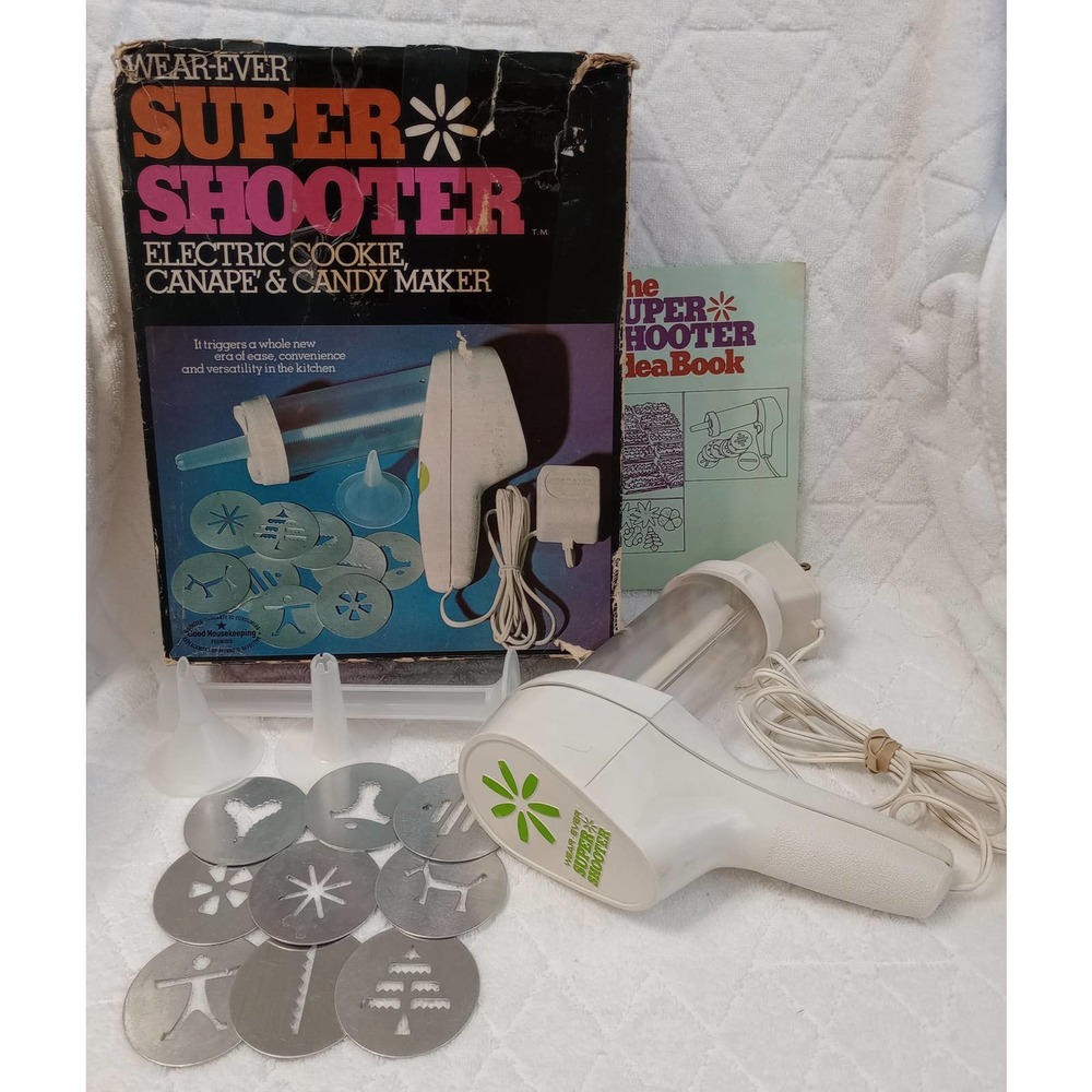 Super Shooter Wear-Ever vintage cookie press No.70001 candy maker